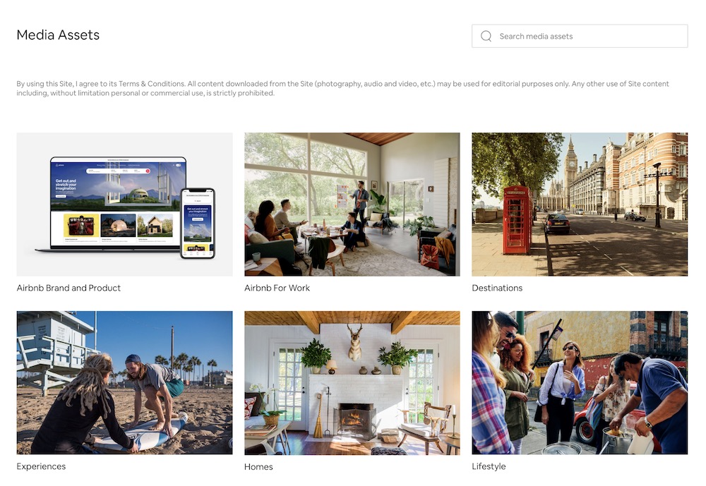 Airbnb Brand Assets Guide Example