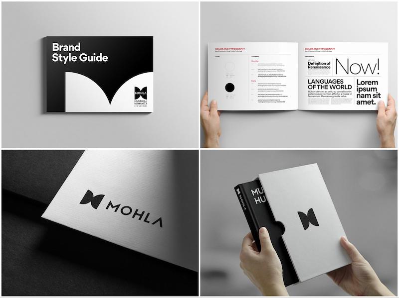 Bold Black & White Nonprofit Brand Guidelines Examples