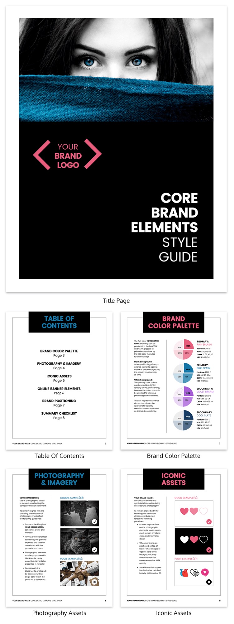 Bold Brand Style Guide Template 