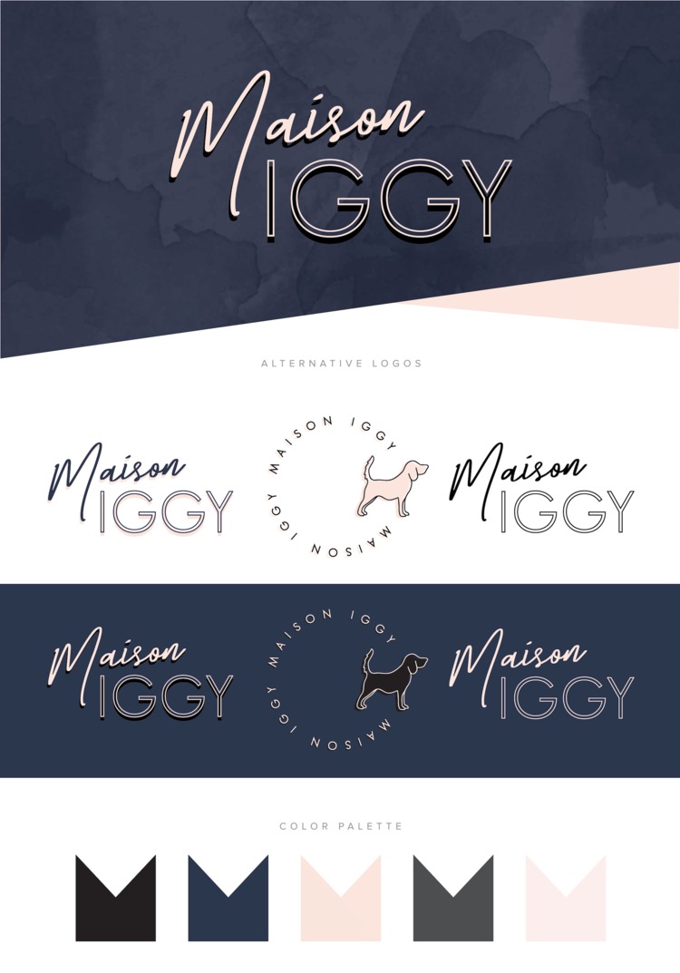 Creative One Page Brand Guidelines Example