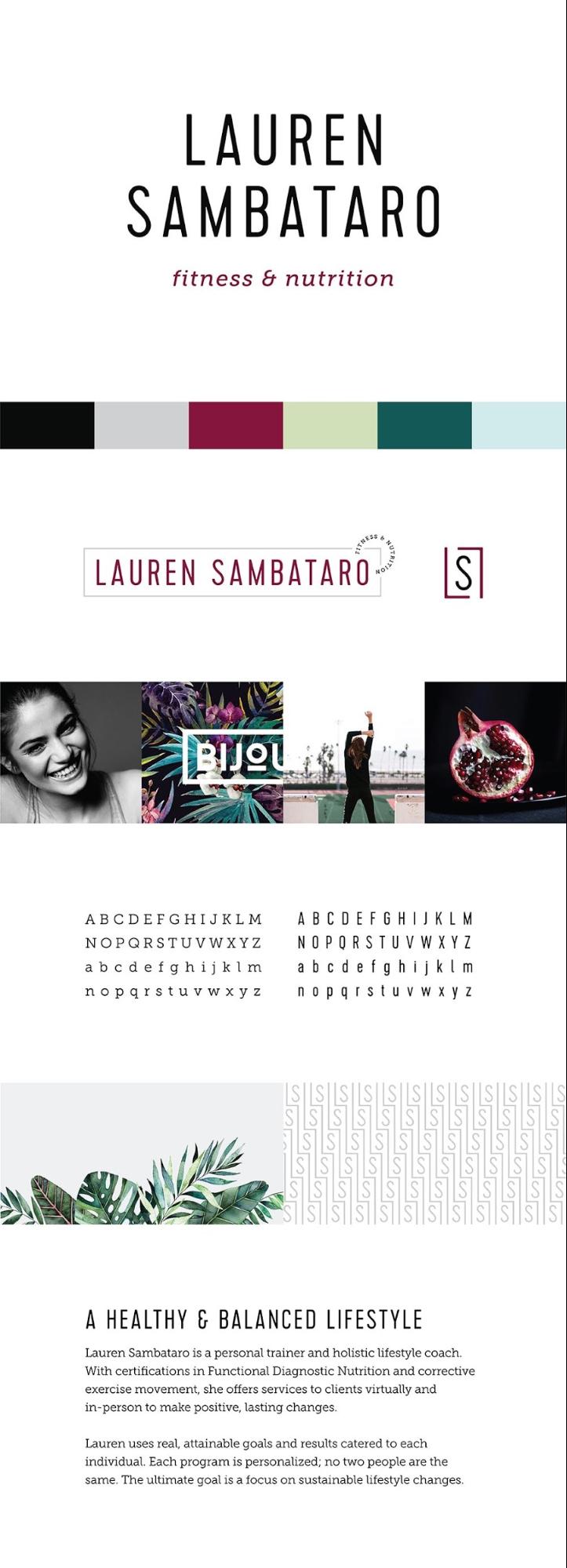 Modern Fitness Brand Guidelines Example