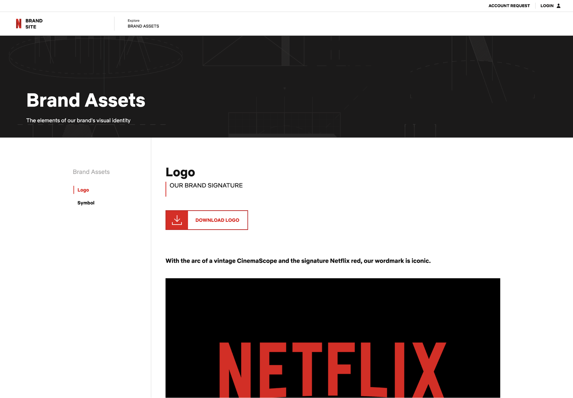 Netflix Brand Guidelines Site 