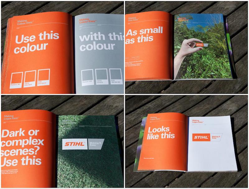 Orange STIHL Business Brand Guidelines Example