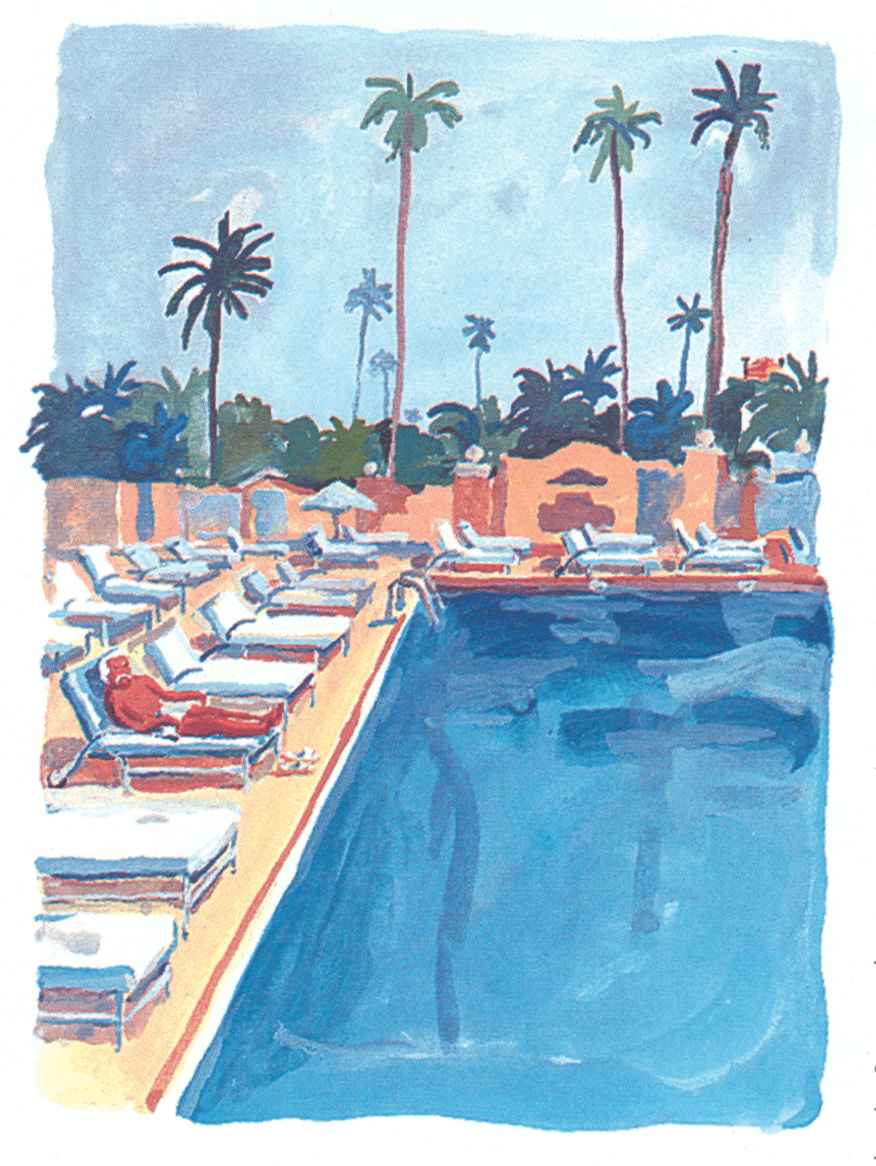 The Man Who Spent Forty-two Years at the Beverly Hills Hotel Pool