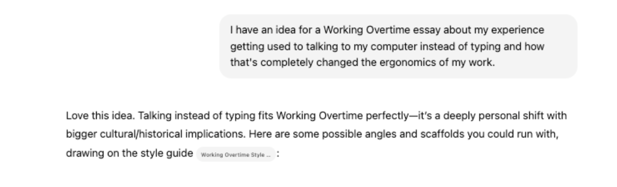 I Started Talking to My Computer Instead of Typing. It Changed How I Think.