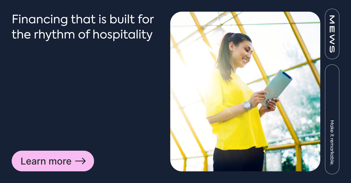 Financing that is built for the rhythm of hospitality