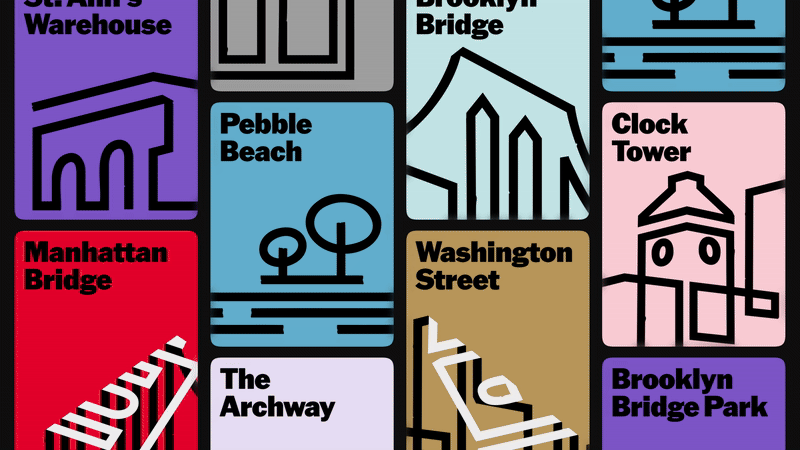 Graphic design branding for Dumbo in NYC