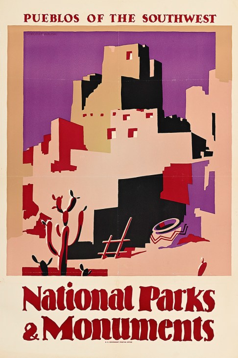 Dorothy Waugh travel poster