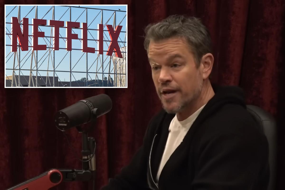 Matt Damon claims Netflix wants movies that repeat plot points because ‘people are on their phones’