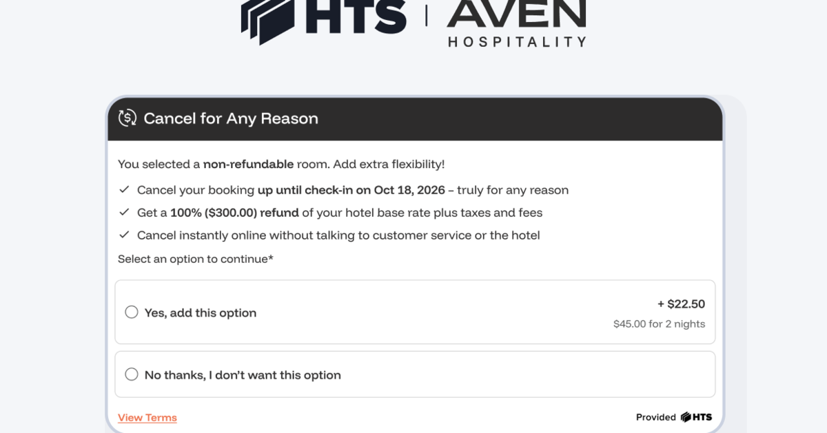 Aven Hospitality Integrates Hopper's 'Cancel for Any Reason' Tech to Enhance Booking Flexibility for Hotels